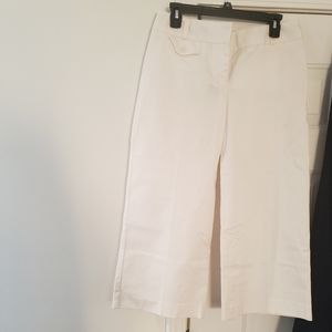 Crop white express pants